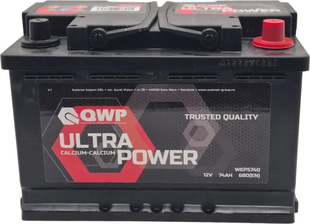 Bestseller QWP Ultra Power Starterbatterie 12V 74AH 680A