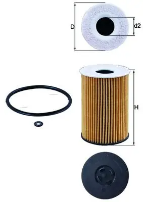 MAHLE OX 787D - Ölfilter Preiswert