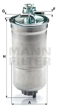 MANN-FILTER WK 853/3 x - Kraftstofffilter Sichere Zahlung