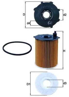 MAHLE OX 171/2D - Ölfilter Jetzt Kaufen