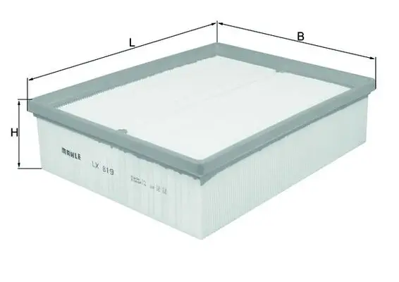 Top-Angebot MAHLE LX 819 - Luftfilter