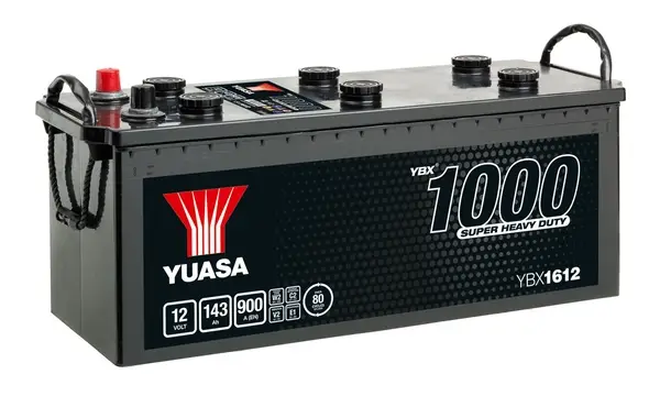 YUASA YBX1612 - Starterbatterie - Super Heavy Duty Battery 143Ah 900 A 12 V Solange Der Vorrat Reicht