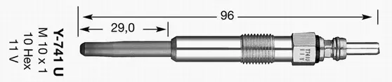 NGK 6943 - Glühkerze - D-Power Versand Am Gleichen Tag