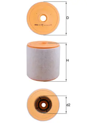 Highlight MAHLE LX 4961 - Luftfilter
