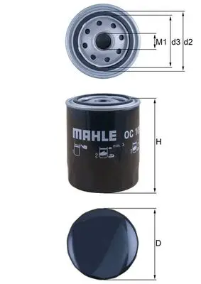 MAHLE OC 105 - Ölfilter Preis Gesenkt