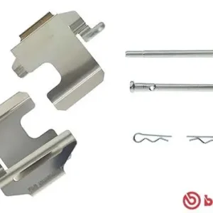 Top-Angebot BREMBO A 02 244 - Zubehörsatz, Scheibenbremsbelag - PRIME LINE