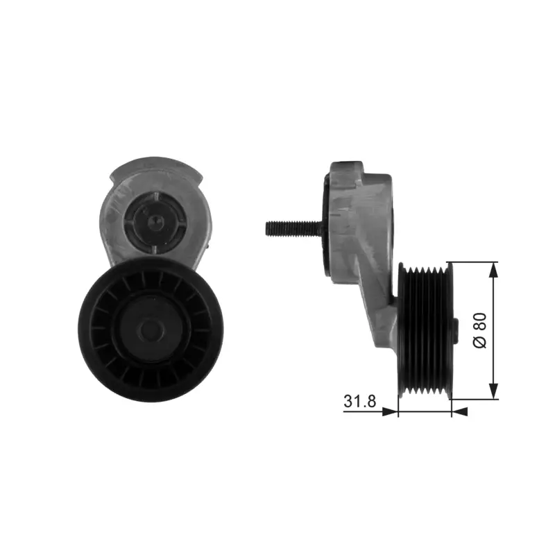 GATES T38116 - Riemenspanner, Keilrippenriemen - DriveAlign™ Top-Seller