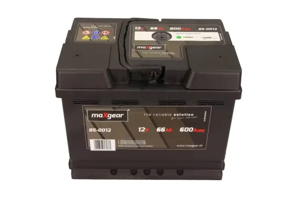 Online Kaufen MAXGEAR 85-0012 - Starterbatterie - 66Ah 600 A 12 V