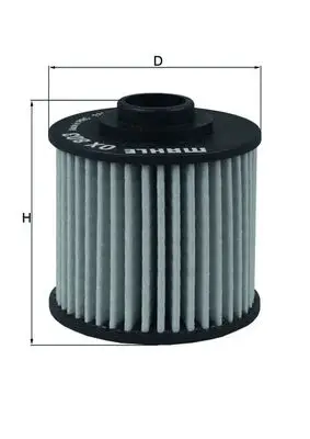 Aktuell MAHLE OX 803 - Ölfilter