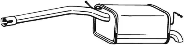 BOSAL 233-505 - Endschalldämpfer Markenprodukt
