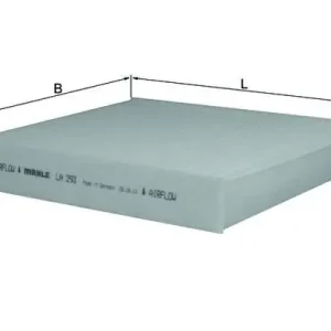 Neuheit MAHLE LA 293 - Filter, Innenraumluft