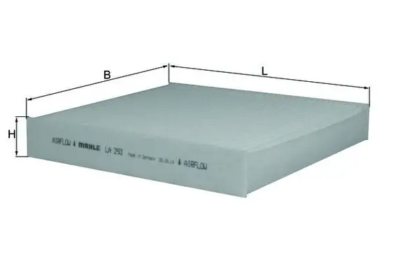 Neuheit MAHLE LA 293 - Filter, Innenraumluft