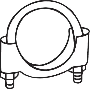 Direktkauf BOSAL 250-260 - Klemmstück, Abgasanlage - Bosal M8 clamp