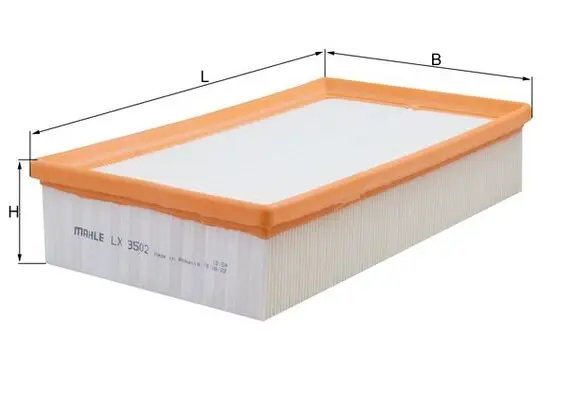 Begrenztes Angebot KNECHT LX 3502 - Luftfilter