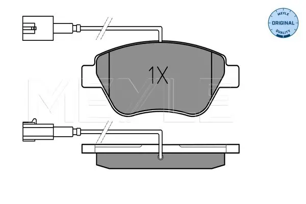MEYLE 025 237 0517/W - Bremsbelagsatz, Scheibenbremse - MEYLE-ORIGINAL True to OE. Jetzt Kaufen