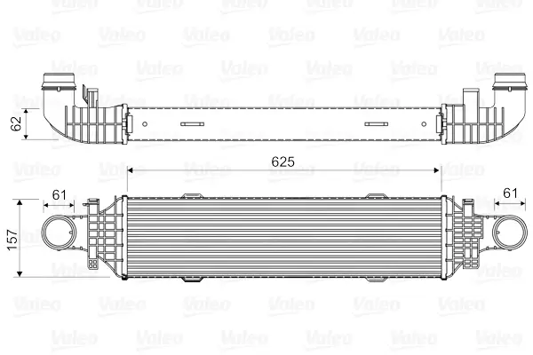 Ausverkauf VALEO 818631 - Ladeluftkühler