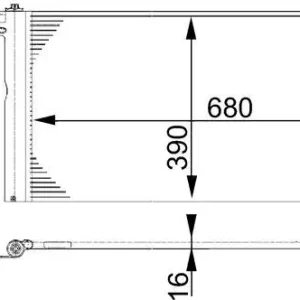 Sichere Zahlung MAHLE AC 672 000S - Kondensator, Klimaanlage