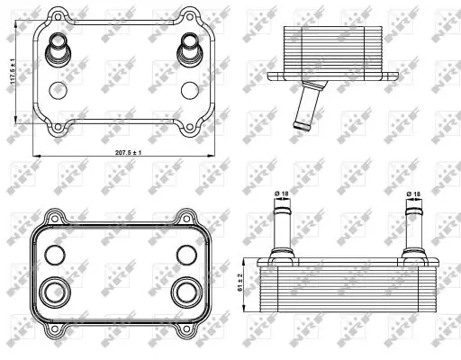 NRF 31288 - Ölkühler, Motoröl Jetzt Kaufen