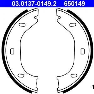 Neuheit ATE 03.0137-0149.2 - Bremsbackensatz, Feststellbremse