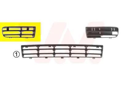 VAN WEZEL 5888592 - Lüftungsgitter, Stoßfänger - ** Equipart ** Geprüft