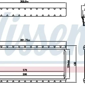 Markenprodukt NISSENS 707201 - Wärmetauscher, Innenraumheizung - ** FIRST FIT **