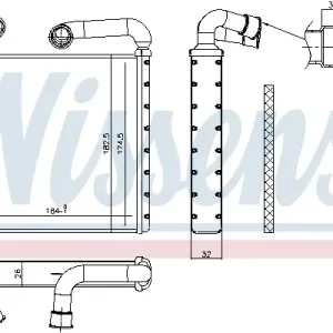 Schnäppchen NISSENS 73943 - Wärmetauscher, Innenraumheizung - ** FIRST FIT **
