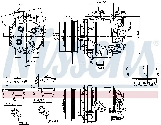 Direktkauf NISSENS 890035 - Kompressor, Klimaanlage - ** FIRST FIT **