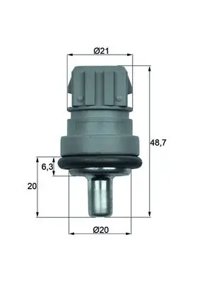 MAHLE TSE 1D - Sensor, Kühlmitteltemperatur Schnäppchen