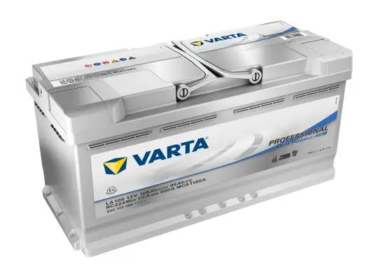 VARTA LA105 840105095C542 - Starterbatterie - Professional Dual Purpose AGM 105Ah 950 A 12 V Neuheit