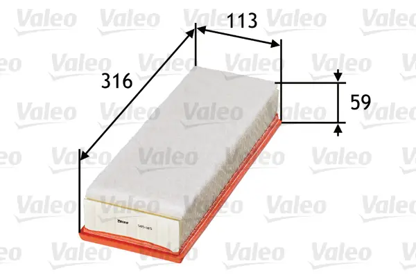 Echt VALEO 585015 - Luftfilter
