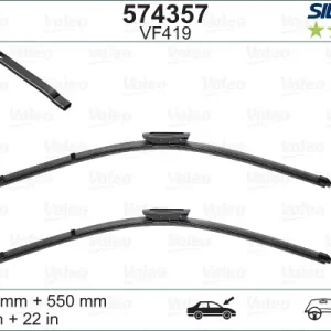 VALEO VF419 Scheibenwischer 574357 - SILENCIO FLAT BLADE SET650mm / 550mm Versand Am Gleichen Tag