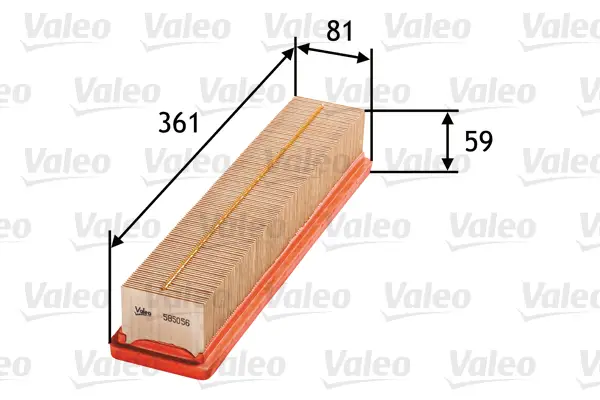 VALEO 585056 - Luftfilter Finale Aktion
