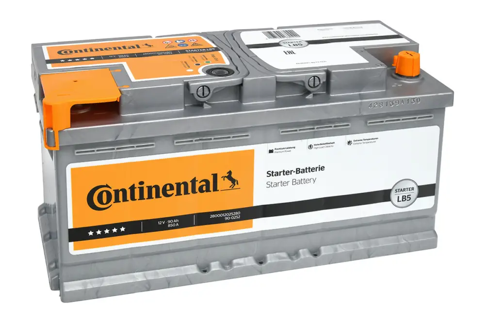 Beliebt CONTINENTAL 2800012025280 - Starterbatterie - 90Ah 850 A 12 V