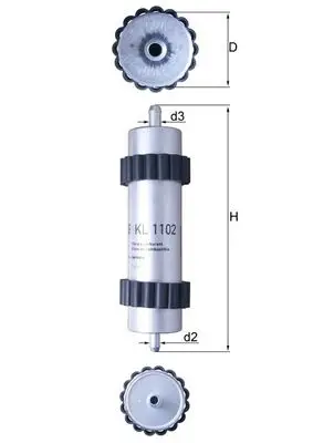 MAHLE KL 1102 - Kraftstofffilter Bestseller