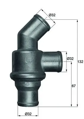 MAHLE TH 16 80 - Thermostat, Kühlmittel Neu