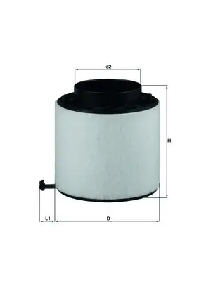 Kracherpreis MAHLE LX 2092D - Luftfilter