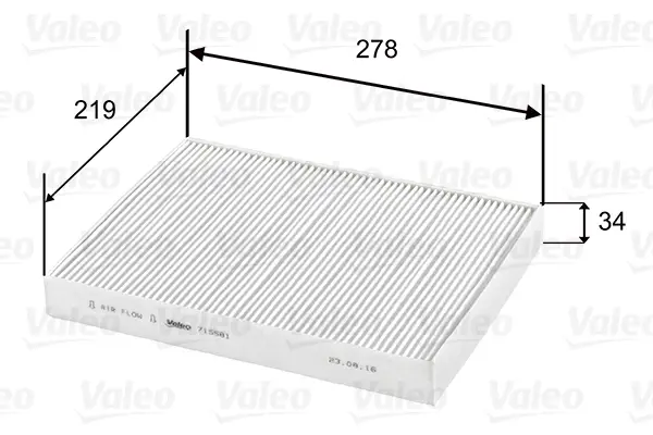 VALEO 715581 - Filter, Innenraumluft - VALEO ESSENTIAL Preiswert