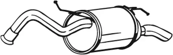 Neu BOSAL 228-053 - Endschalldämpfer