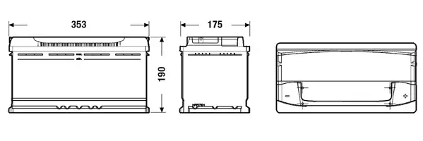 Jetzt Kaufen CENTRA CA1000 - Starterbatterie - FUTURA *** 100Ah 900 A 12 V