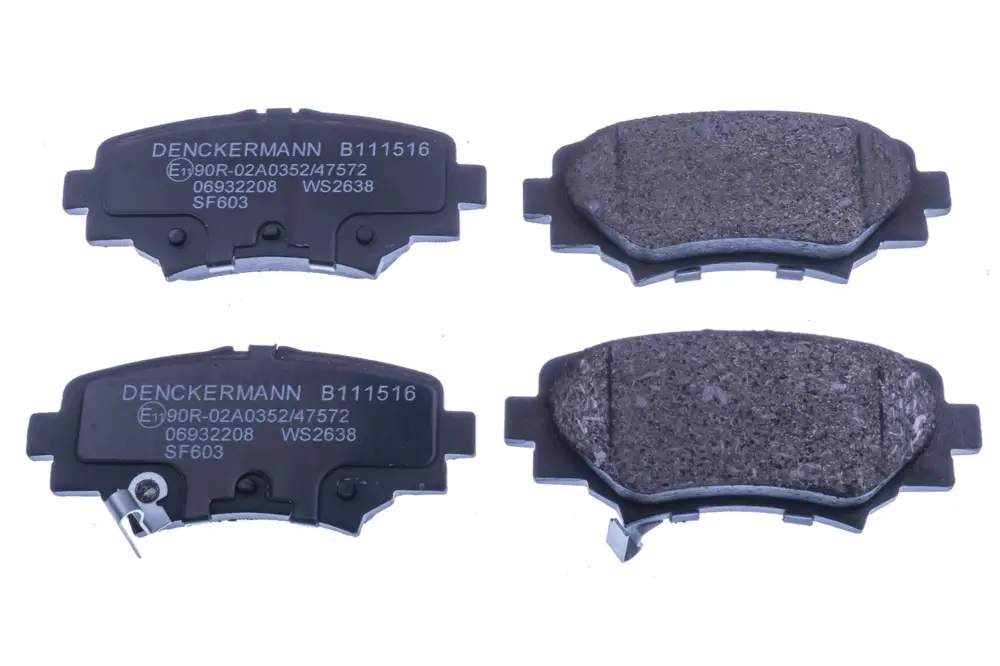 DENCKERMANN B111516 - Bremsbelagsatz, Scheibenbremse Super-Preis