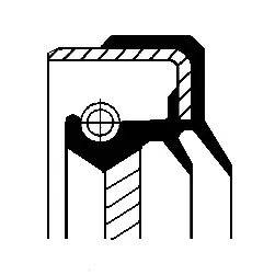 CORTECO 01035893B - Wellendichtring, Differential Markenware