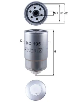 KNECHT KC 195 - Kraftstofffilter Saisonangebot