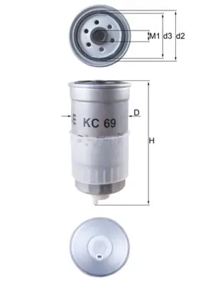 Preis Gesenkt KNECHT KC 69 - Kraftstofffilter
