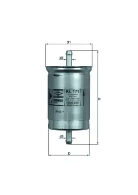 Bestseller KNECHT KL 171 - Kraftstofffilter