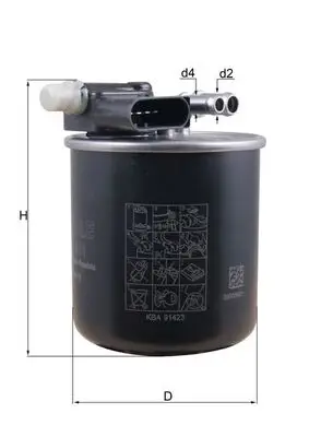 KNECHT KL 911 - Kraftstofffilter Nur Für Kurze Zeit