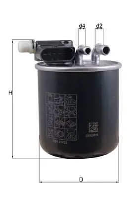 KNECHT KL 948 - Kraftstofffilter Abverkauf