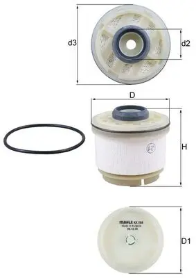 Preisreduziert KNECHT KX 268D - Kraftstofffilter