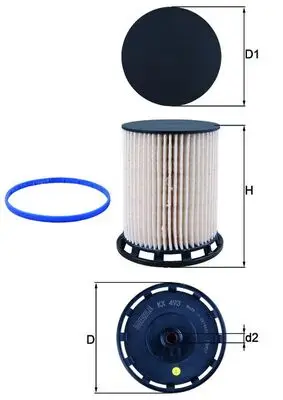 KNECHT KX 493D - Kraftstofffilter Jetzt Bestellen