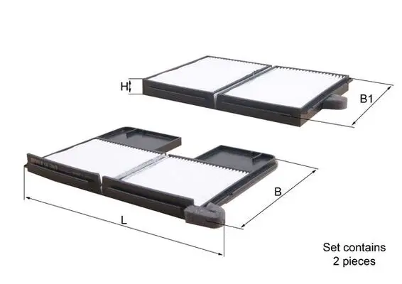 Neuheit KNECHT LA 186/S - Filter, Innenraumluft