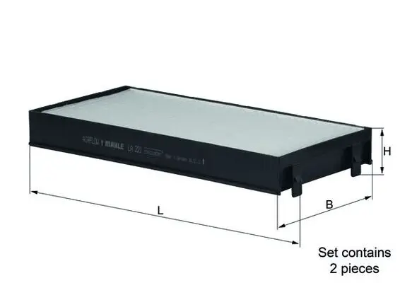 KNECHT LA 221/S - Filter, Innenraumluft Jetzt Kaufen